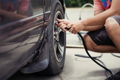 Adding air to tires