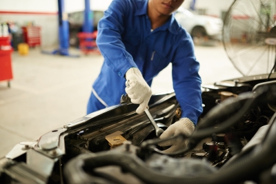 Mechanic at work